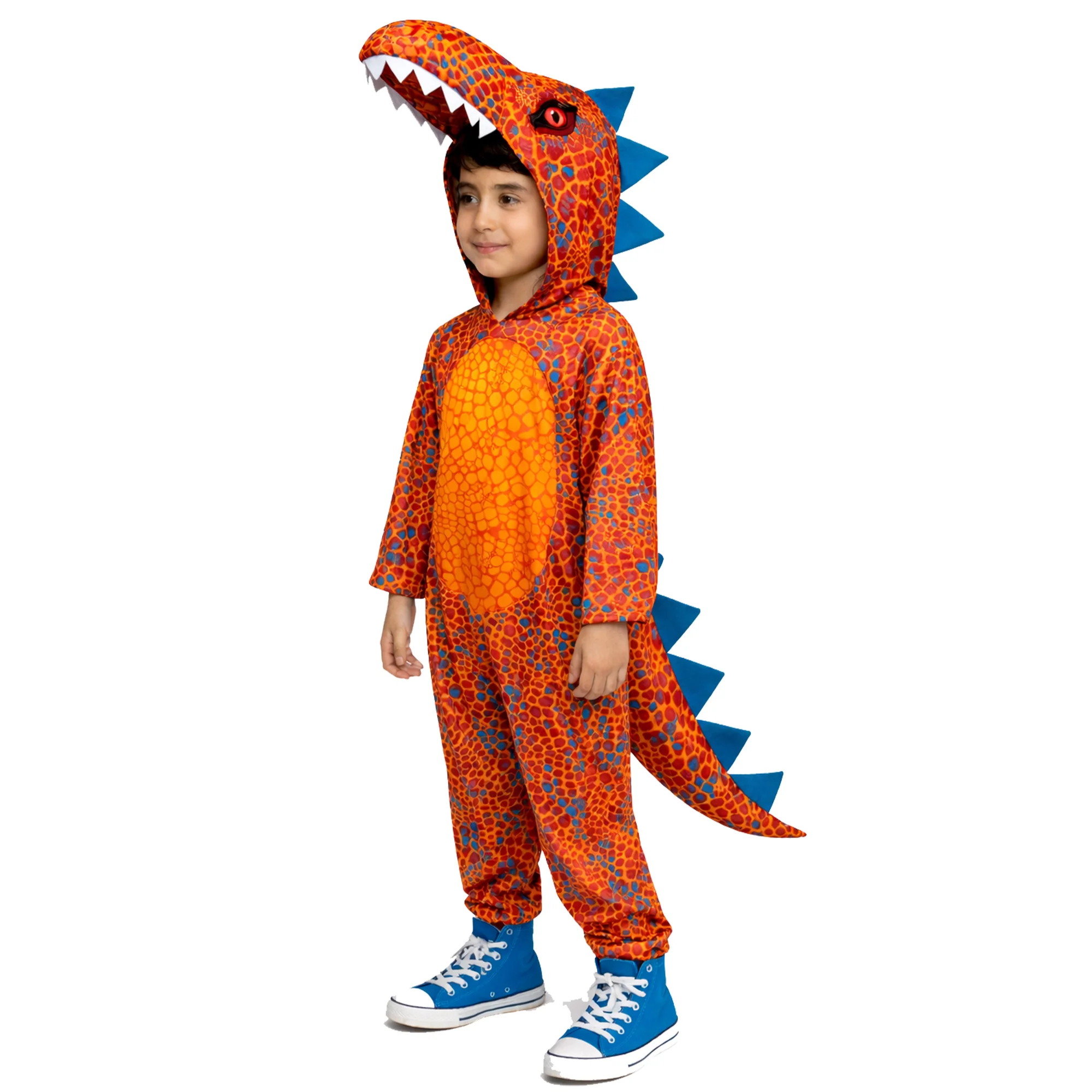 Costume Mighty Red Dinosaur Child's 6-8 Years