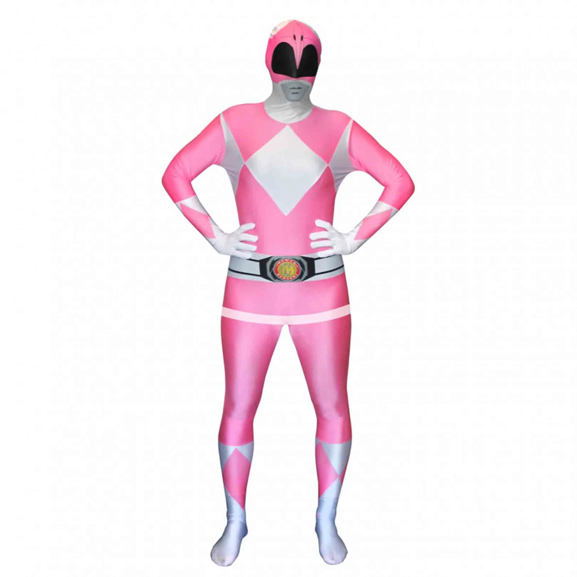 Pink Power Rangers Morphsuit Womens Costume Size 24-26