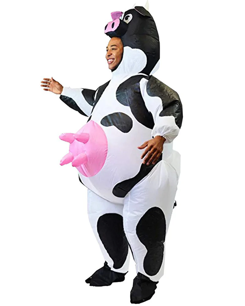 Cow Inflatable Adult Costume - Image 2