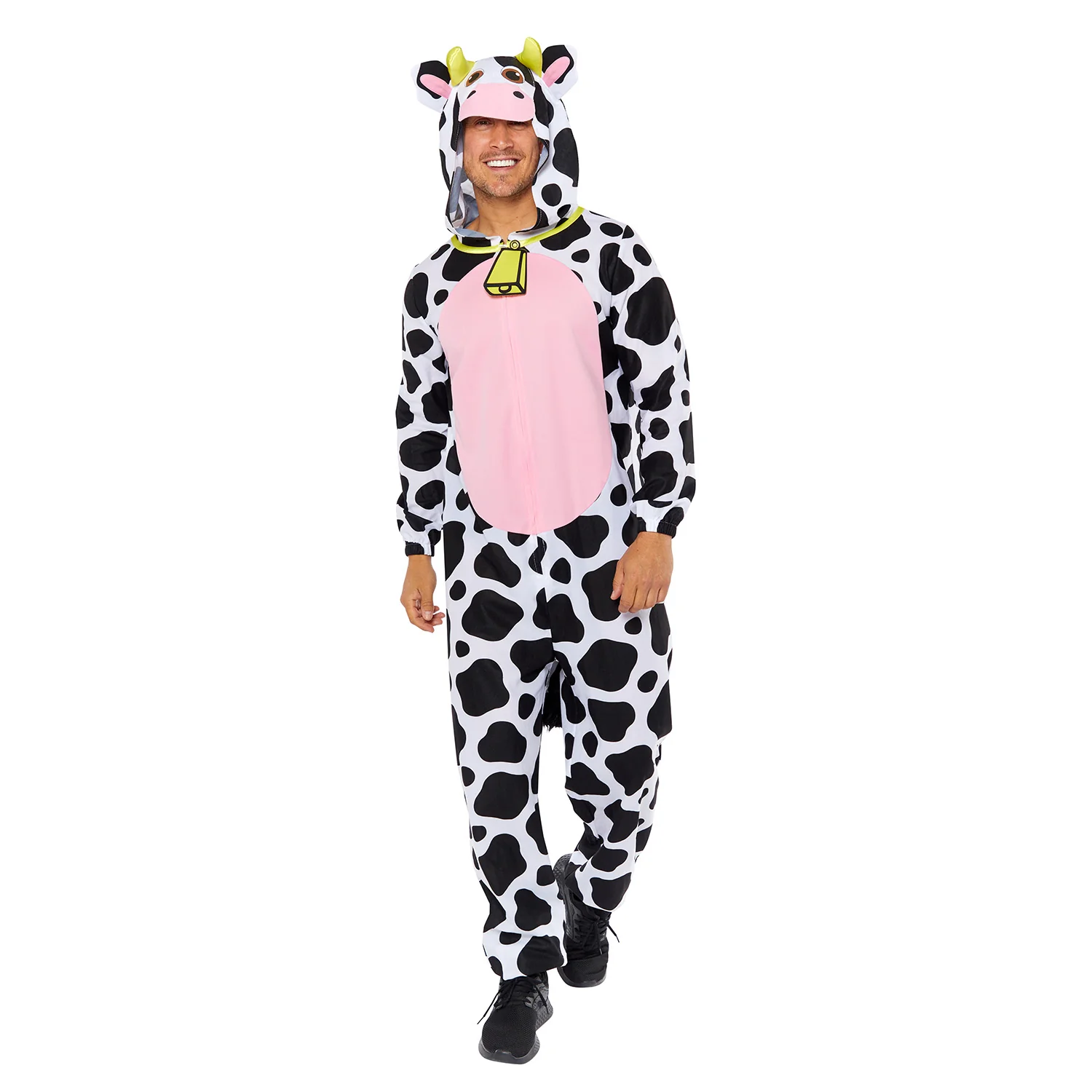 Cow Plush Onesie Adult Costume Size Small