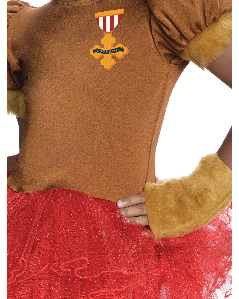 The Wizard of Oz Cowardly Lion Girls Book Week Costume - Image 3