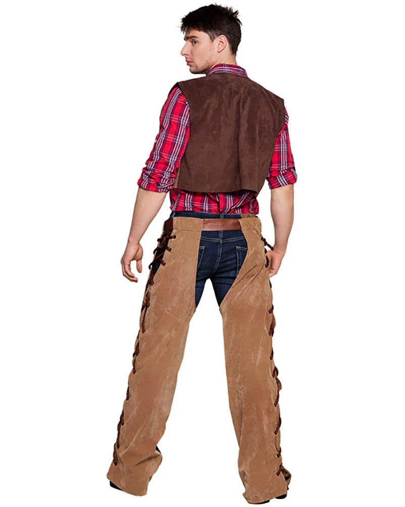 Cowboy Bruce Mens Costume - Image 2