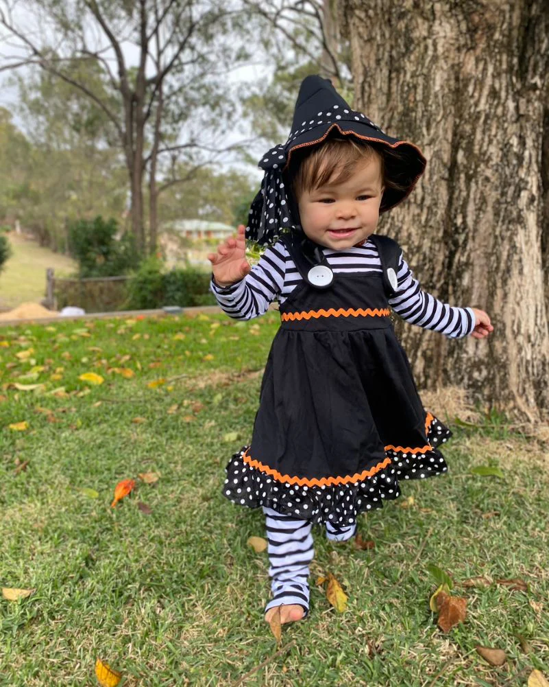 Crafty Little Witch Baby and Toddler Girls Costume - Image 2