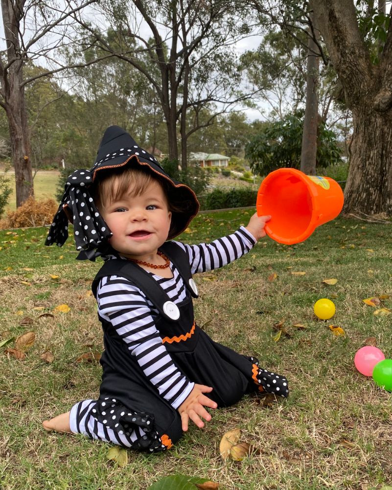 Crafty Little Witch Baby and Toddler Girls Costume - Image 3