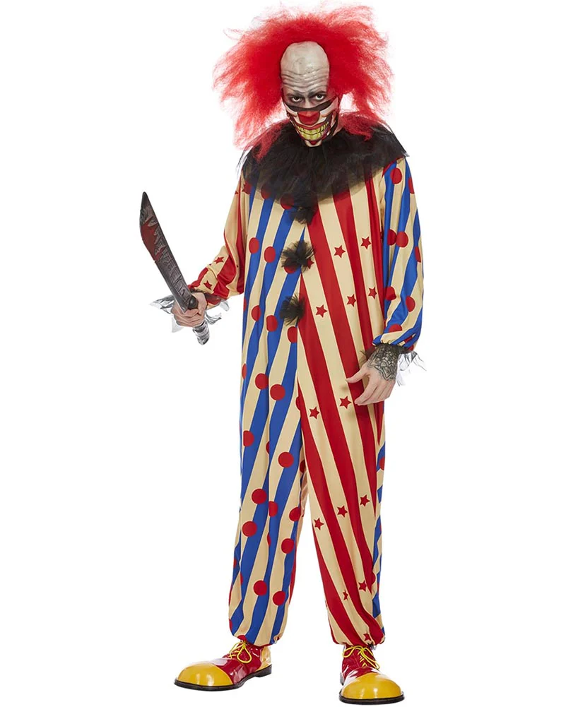 Creepy Clown Mens Costume