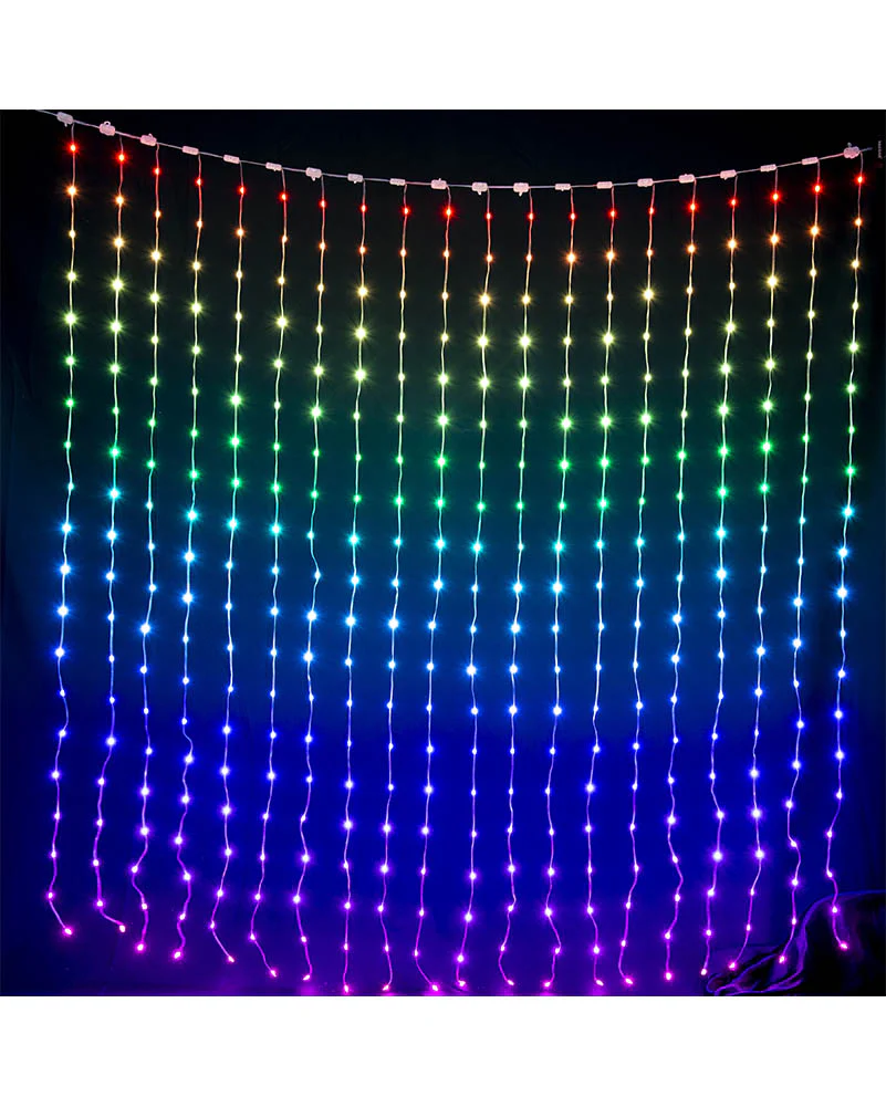 Customisable LED Curtain Lightshow with App Control 2m - Image 10