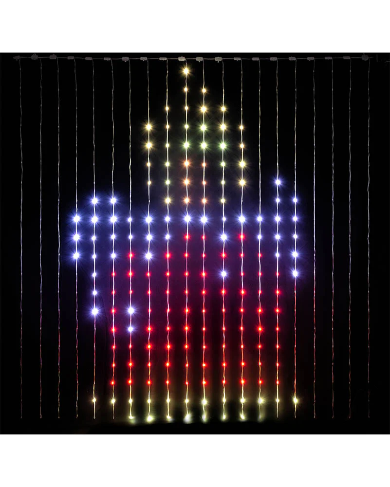 Customisable LED Curtain Lightshow with App Control 2m - Image 11