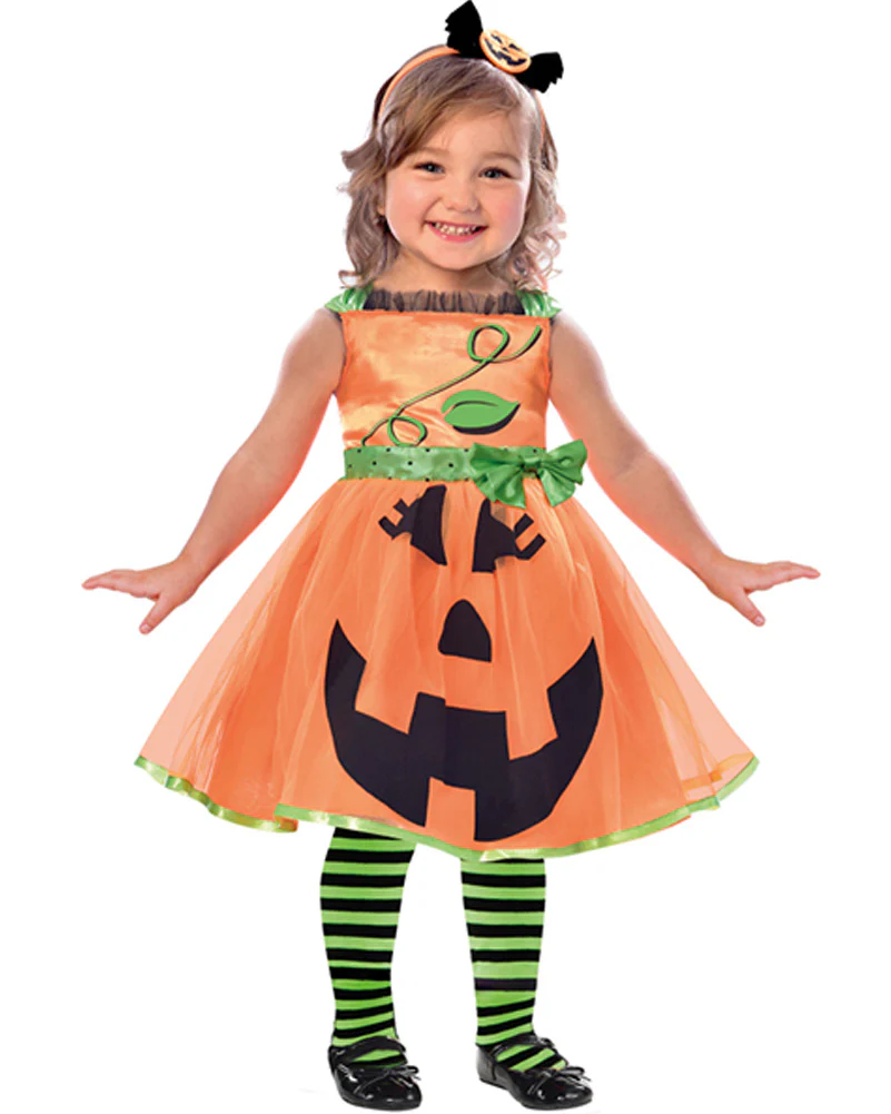 Cute Pumpkin Toddler and Kids Costume