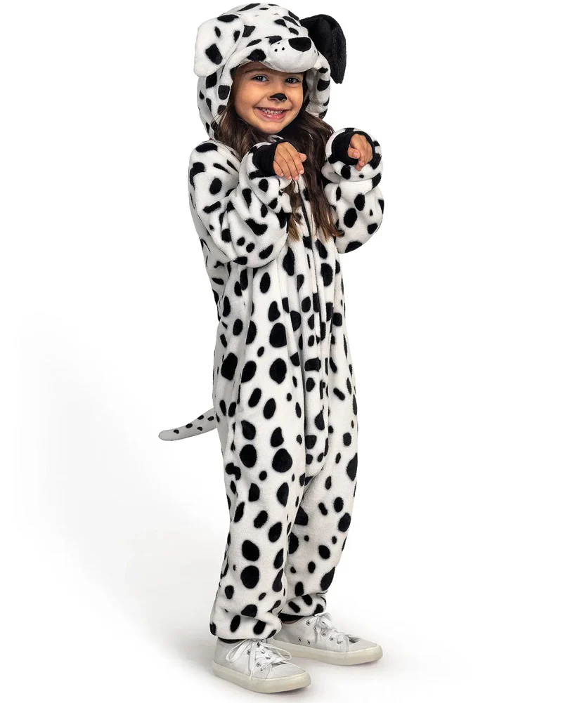Dalmatian Cozy Jumpsuit Kids Costume - Image 2