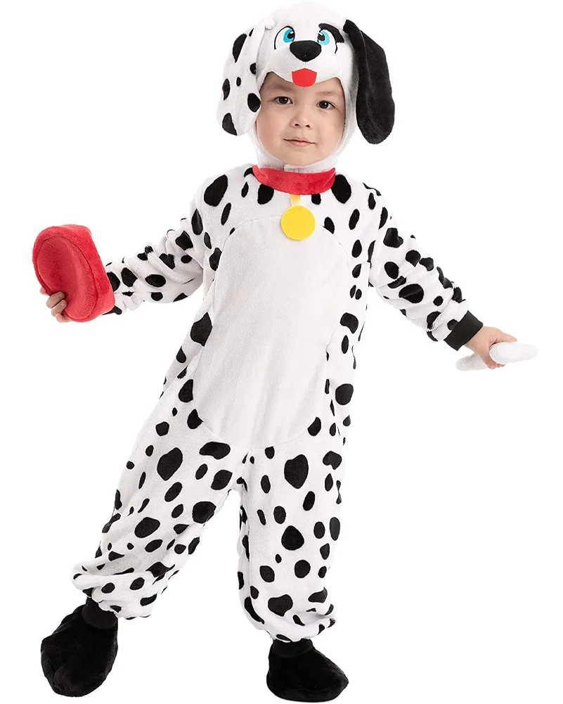 Dalmatian with Plush Bone and Bowl Toddler Book Week Costume - Image 5