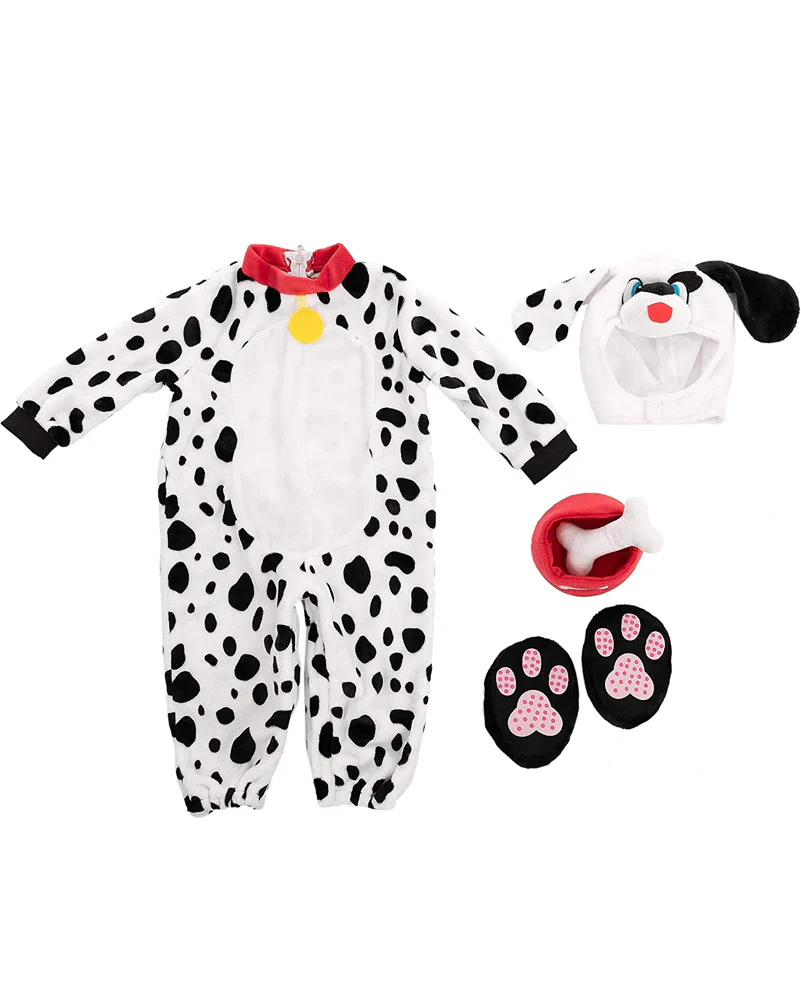 Dalmatian with Plush Bone and Bowl Toddler Book Week Costume - Image 6