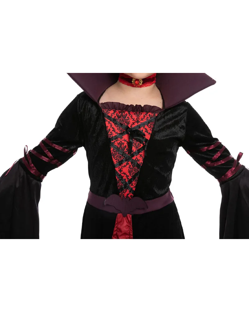 Dark Vampire Princess Kids Costume - Image 3