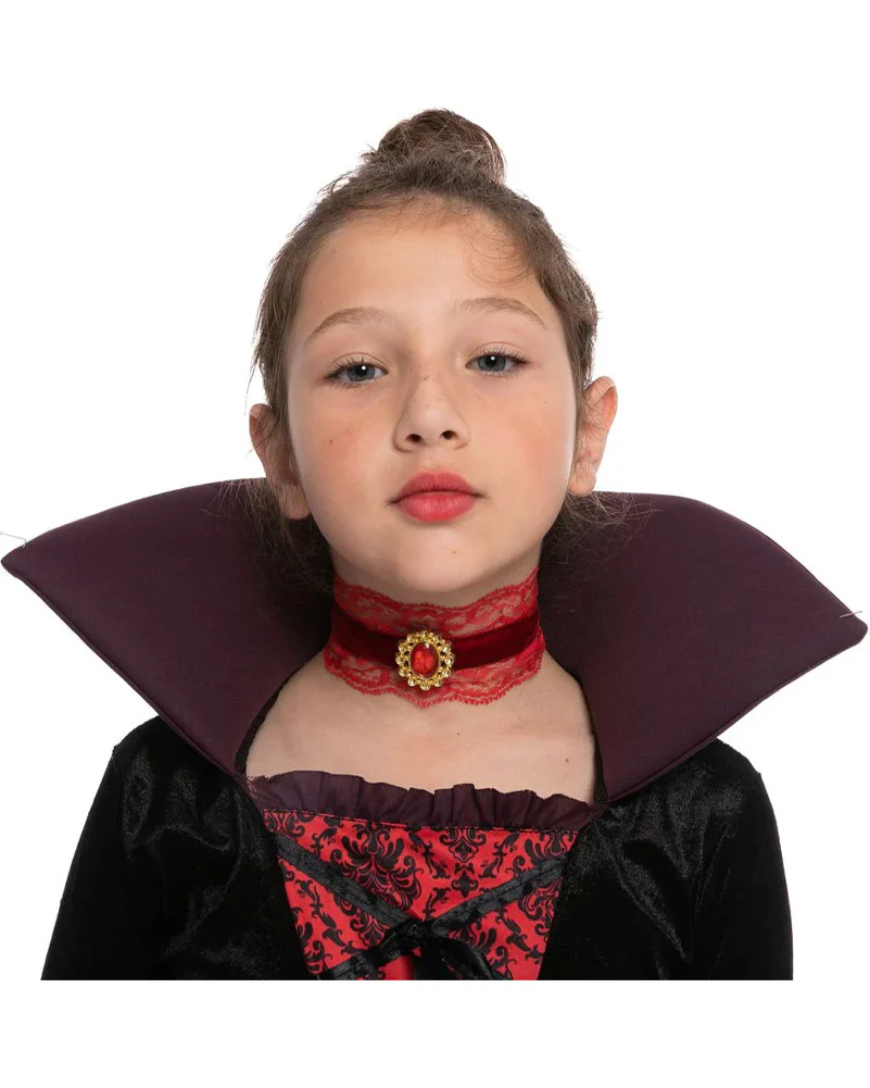 Dark Vampire Princess Kids Costume - Image 4