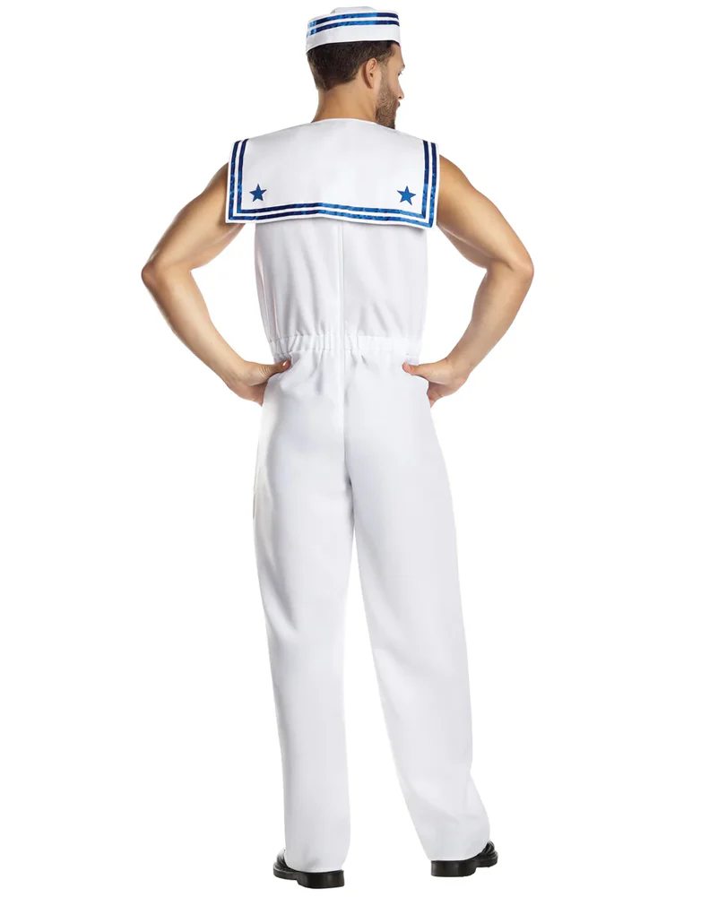Dashing Sailor Mens Costume - Image 2