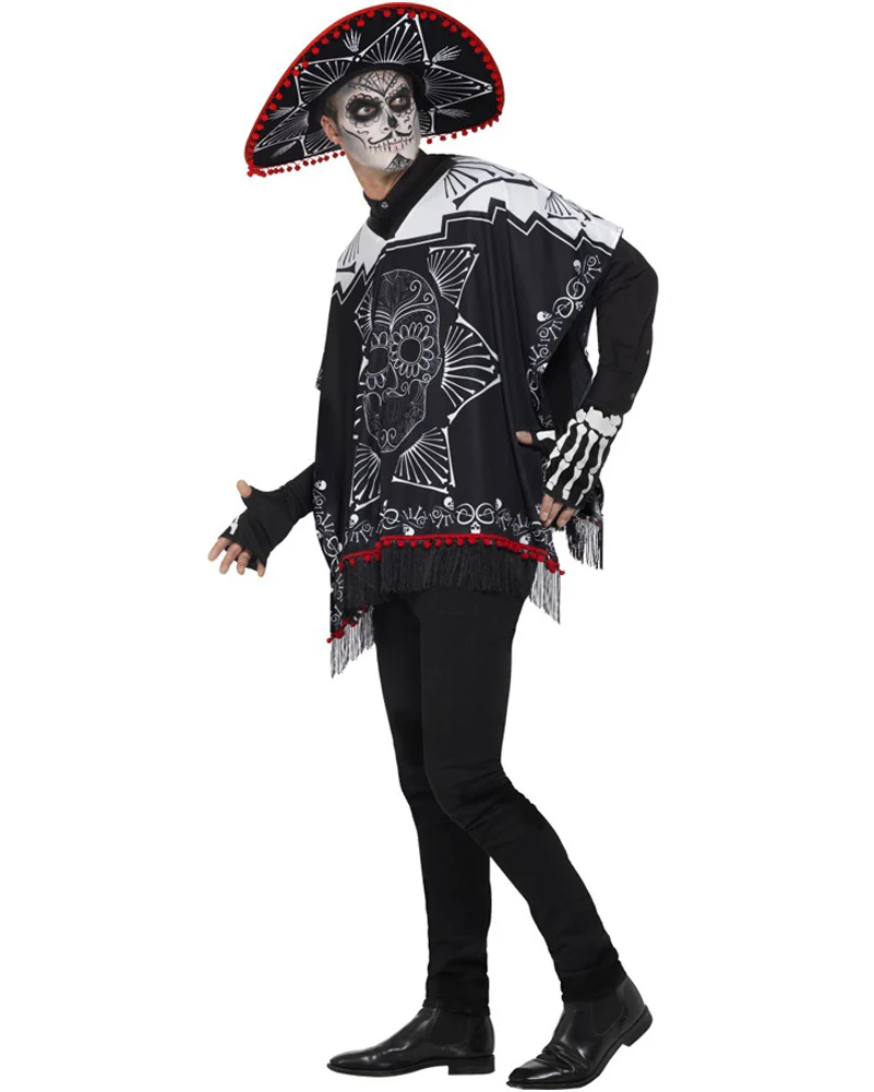 Day Of The Dead Bandit Mens Costume - Image 3