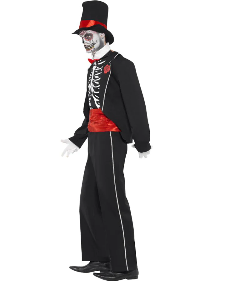 Day of the Dead Mens Costume - Image 2