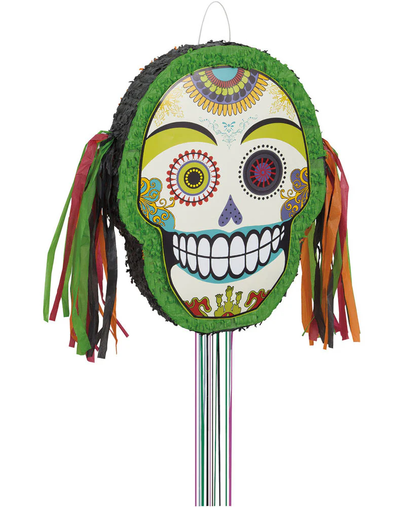 Day Of The Dead Pinata Pull 58cm - Image 2