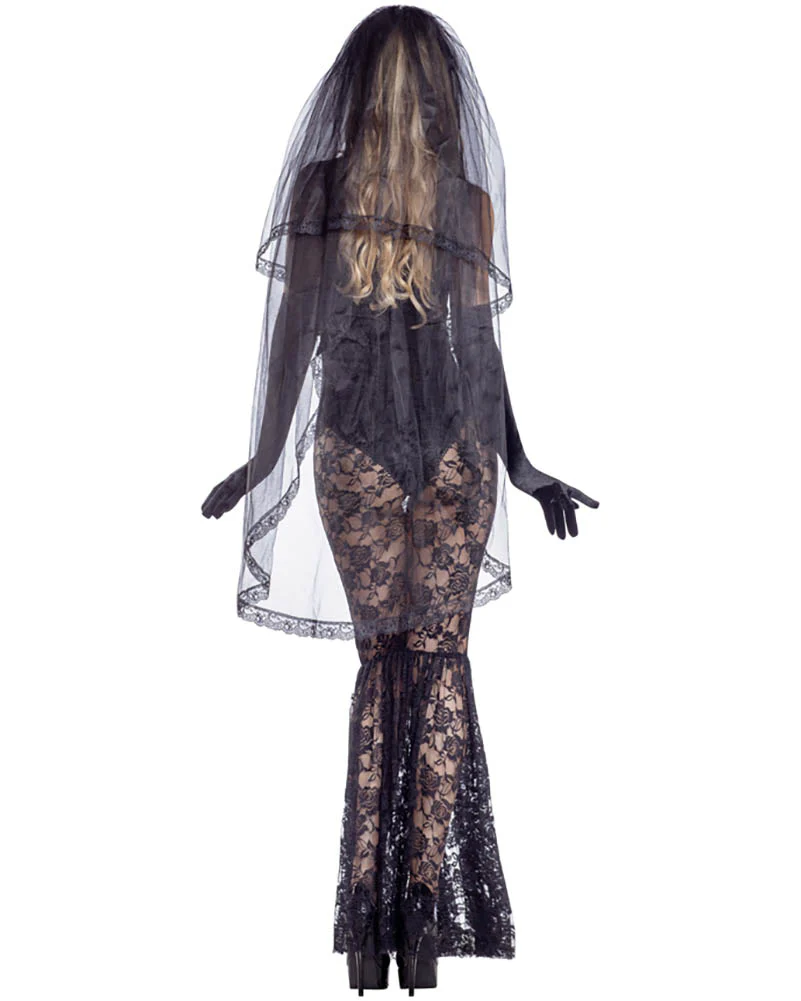 Dead Bride Deluxe Womens Costume - Image 2