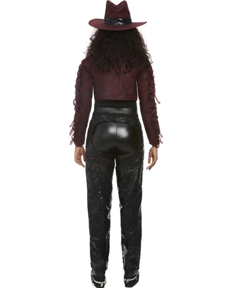 Deluxe Dark Spirit Western Cowgirl Womens Costume - Image 4