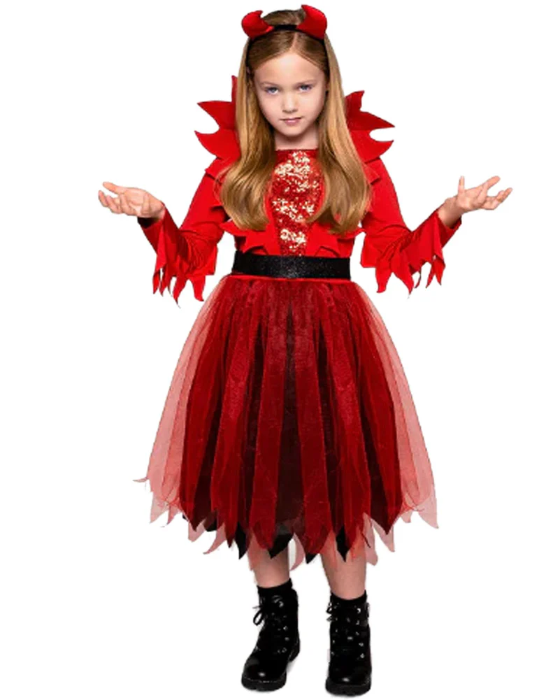 Demon Devil Girls Costume - Image 2