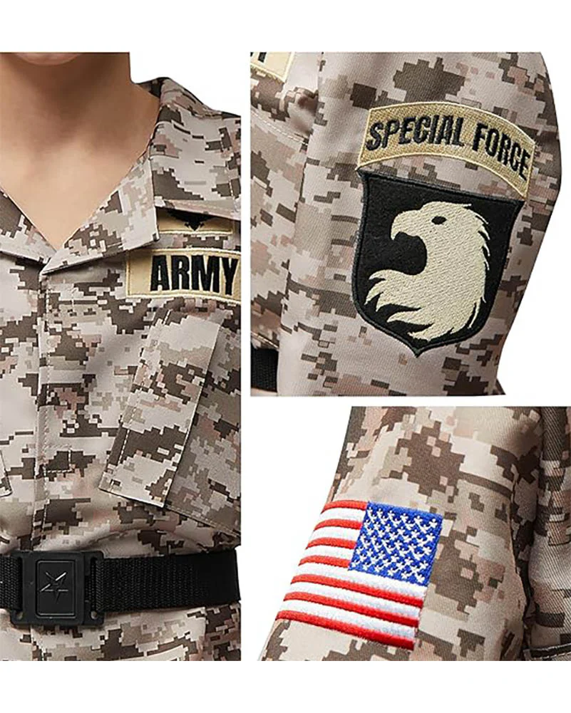 Desert Camouflage Army Boys Costume - Image 3
