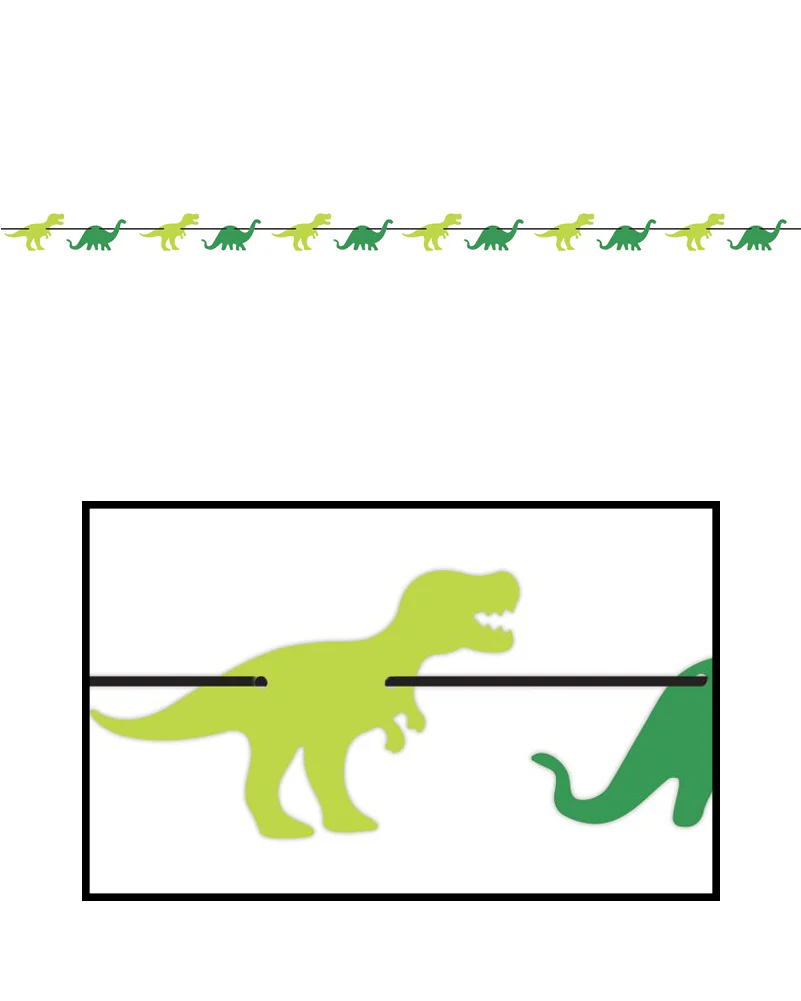 Dinosaur Streamer 2.74m