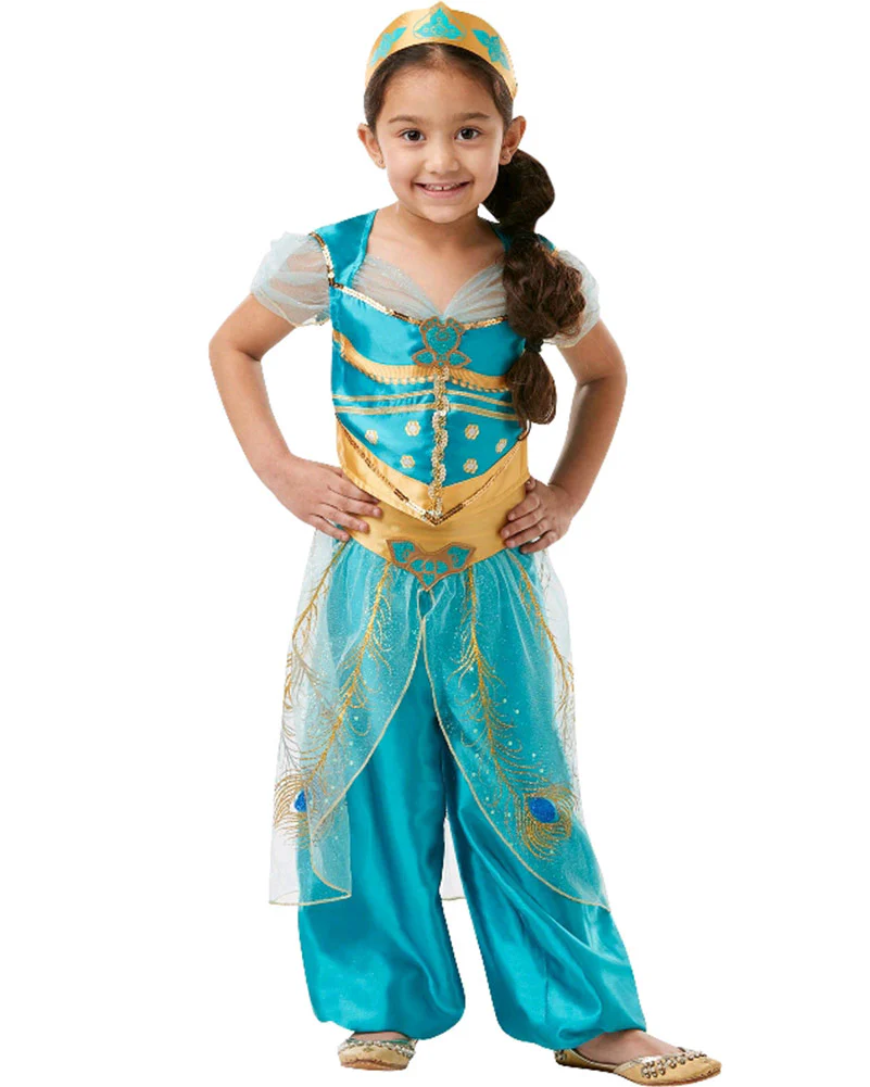 Disney Aladdin Live Action Jasmine Girls Book Week Costume