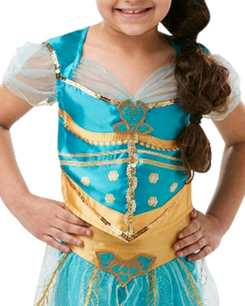 Disney Aladdin Live Action Jasmine Girls Book Week Costume - Image 3