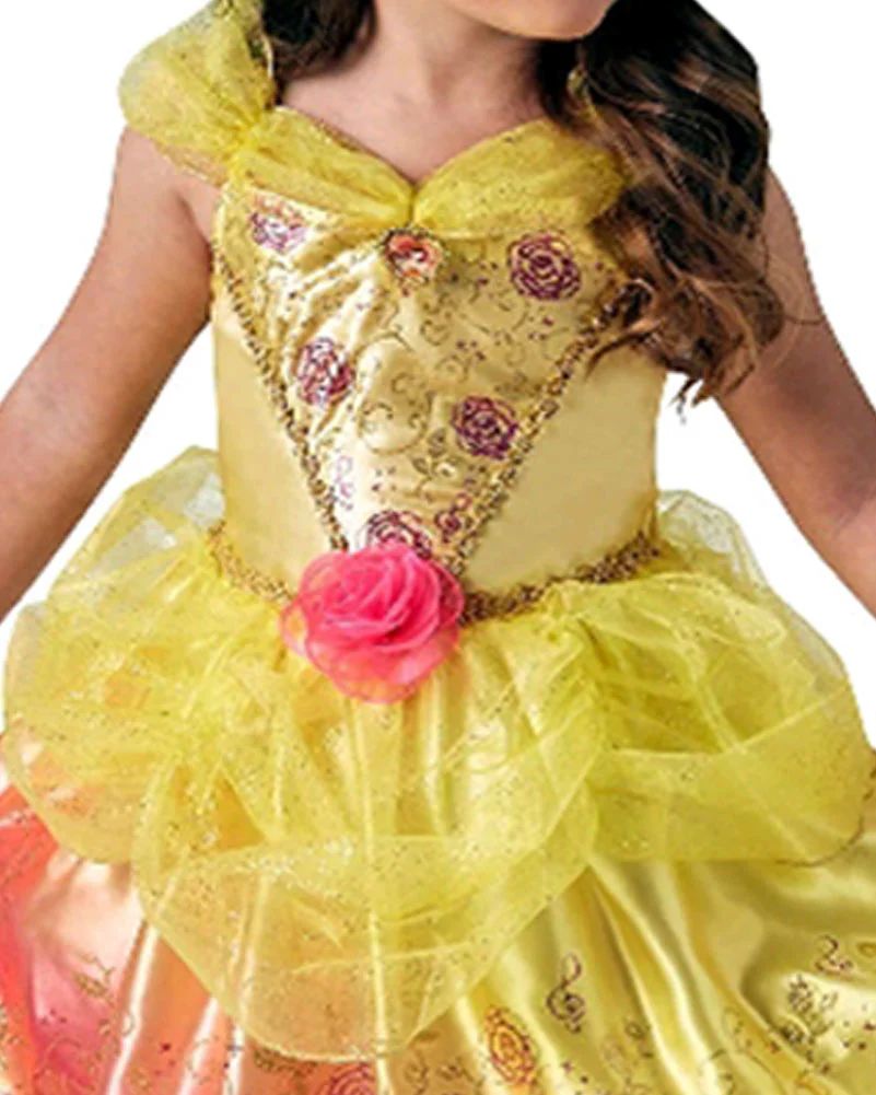 Disney Belle Rainbow Deluxe Girls Book Week Costume - Image 2