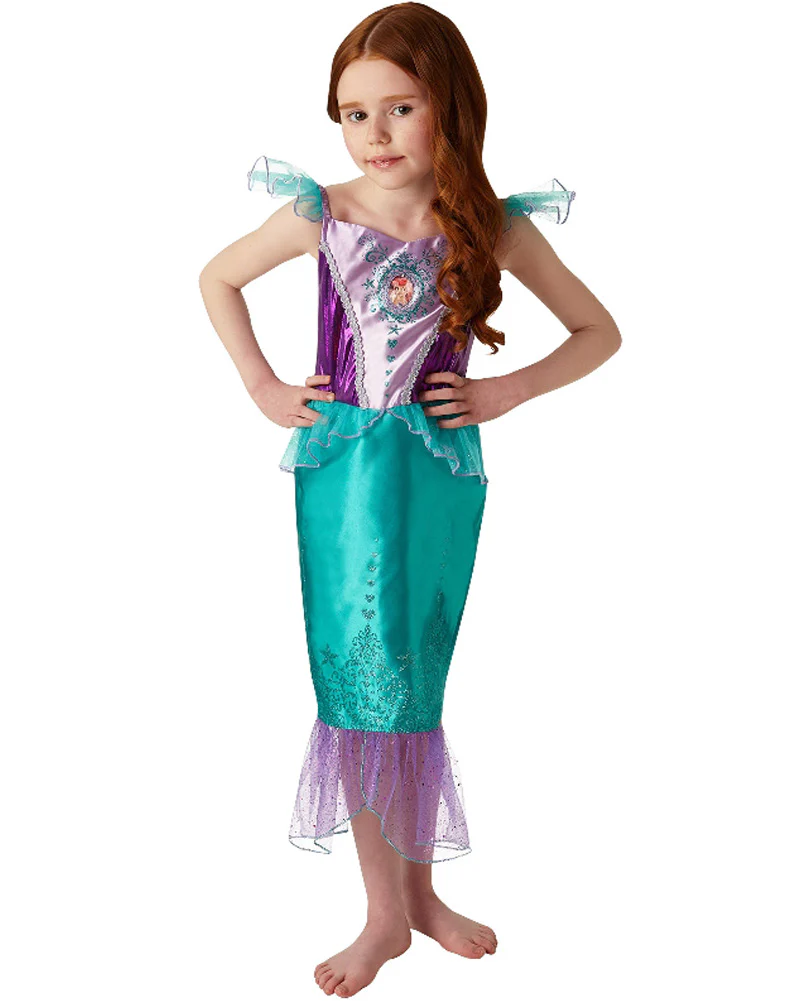 Disney Gem Princess Ariel Girls Book Week Costume
