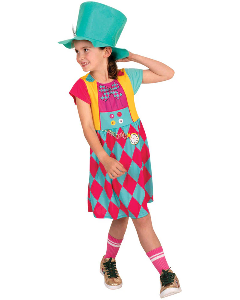 Disney Mad Hatter Colourful Girls Book Week Costume - Image 3