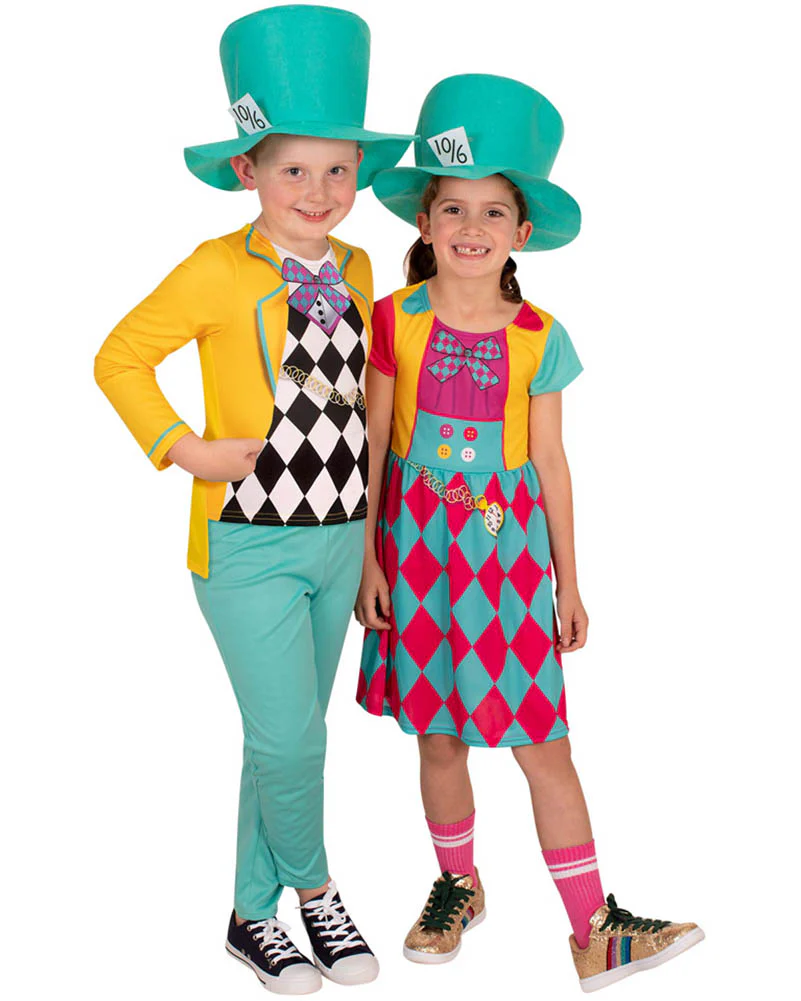 Disney Mad Hatter Colourful Girls Book Week Costume - Image 4