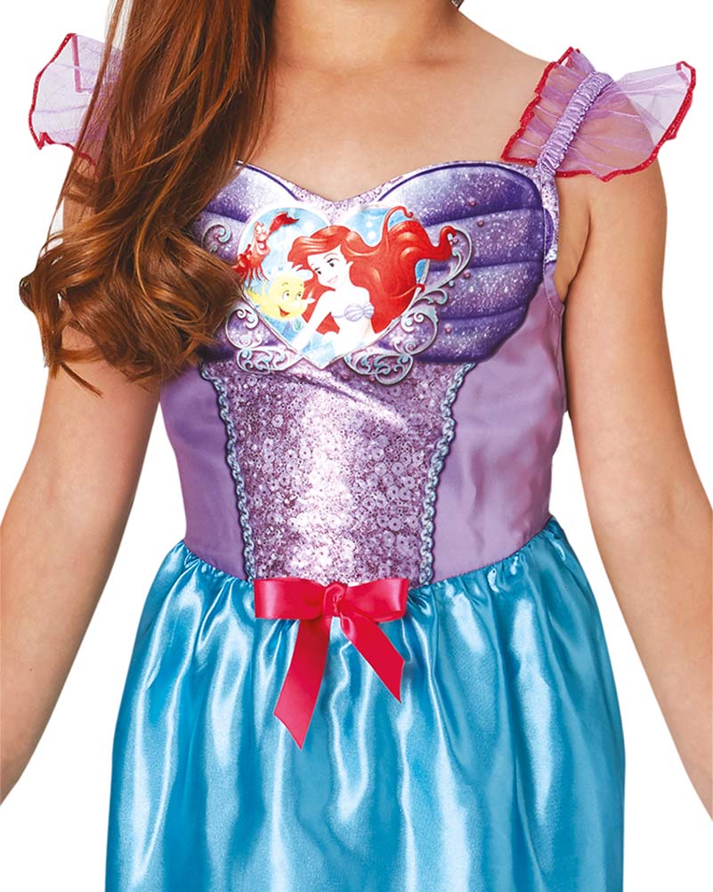 Disney Princess Ariel Sequin Girls Book Week Costume - Image 3
