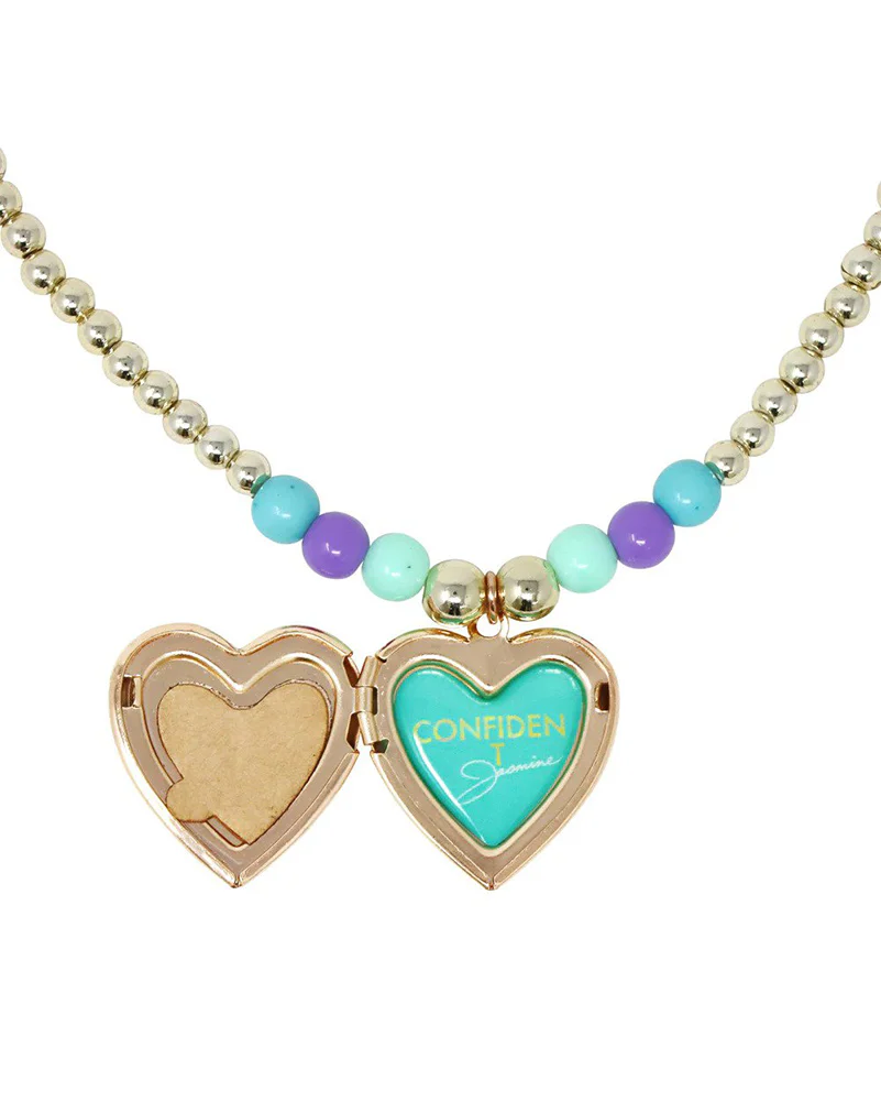 Disney Princess Jasmine Confident Inspirational Locket and Gift Card - Image 2