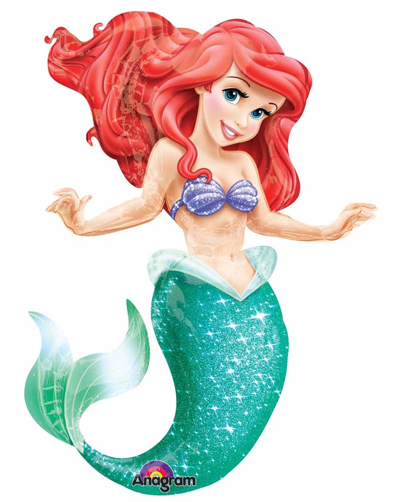 Disney The Little Mermaid Airwalker Balloon 1.3m - Image 2