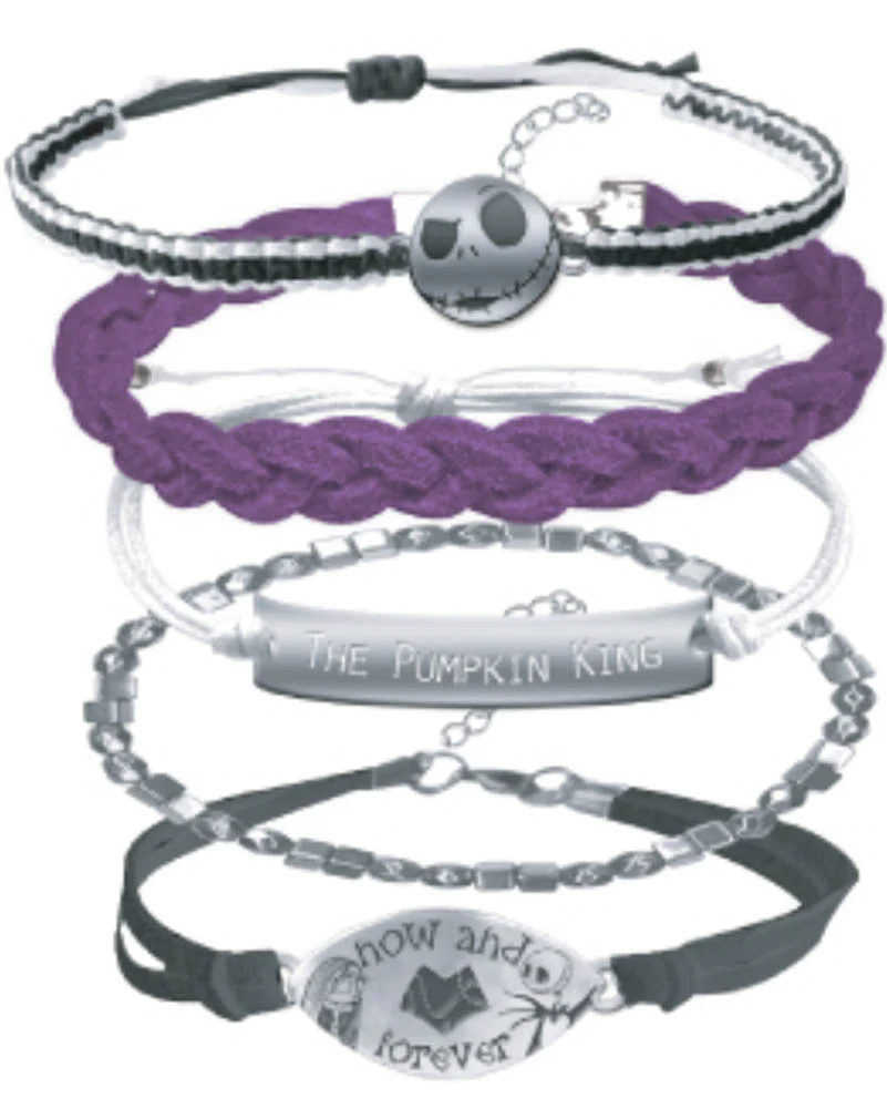 Disney The Nightmare Before Christmas Now and Forever Bracelet Set - Image 2