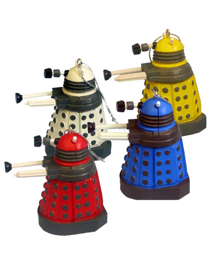 Doctor Who Dalek Christmas Ornaments Set of 4 - Image 2
