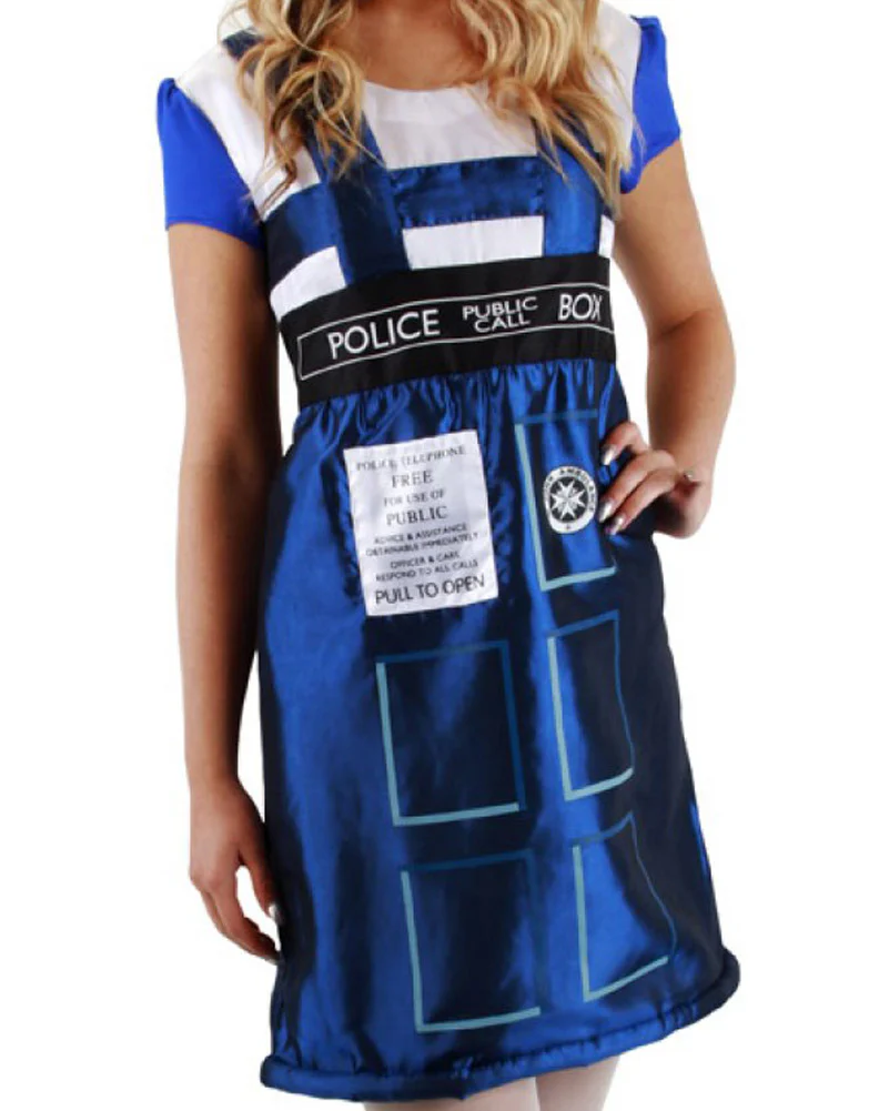 Doctor Who Tardis Dress Womens Costume - Image 4