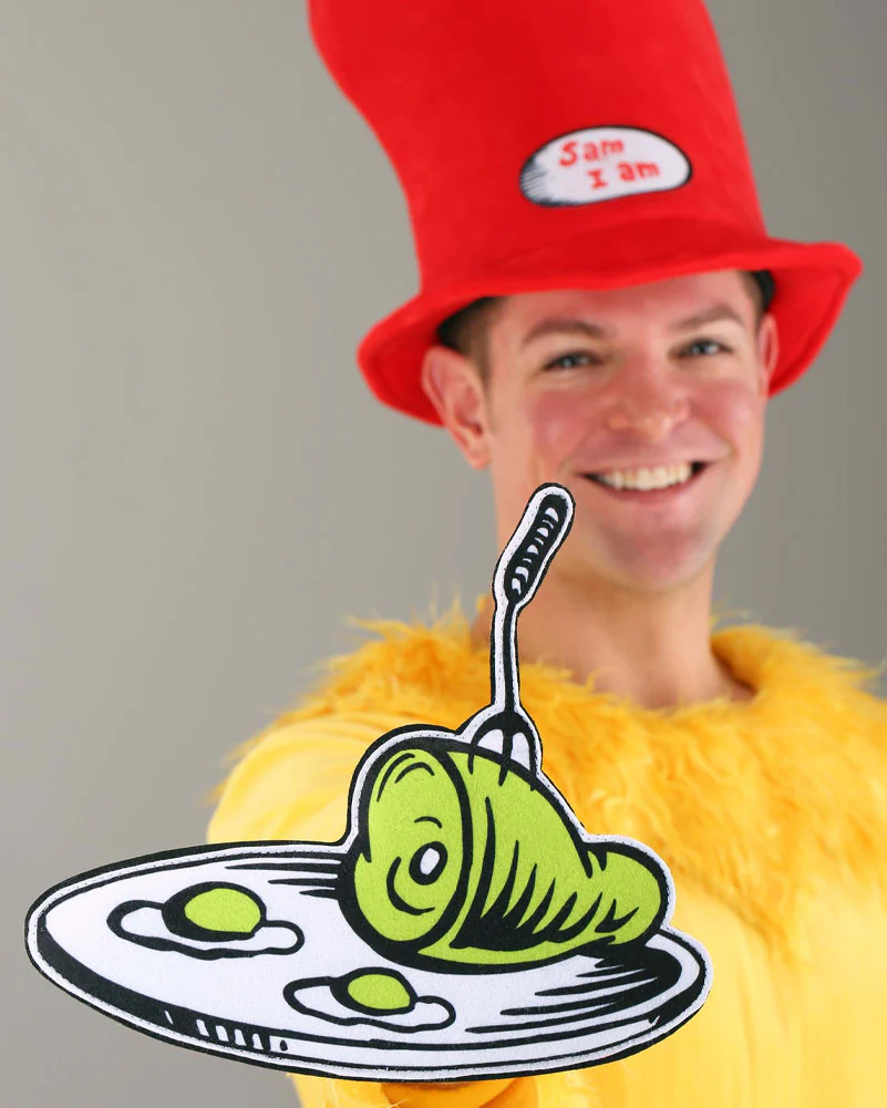Dr Seuss Sam I Am Adult Book Week Costume - Image 2