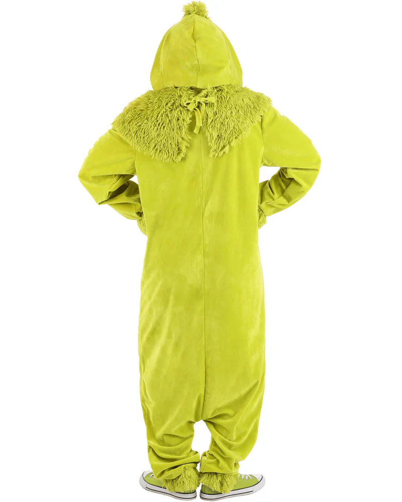Dr Seuss The Grinch Jumpsuit Adult Costume - Image 2