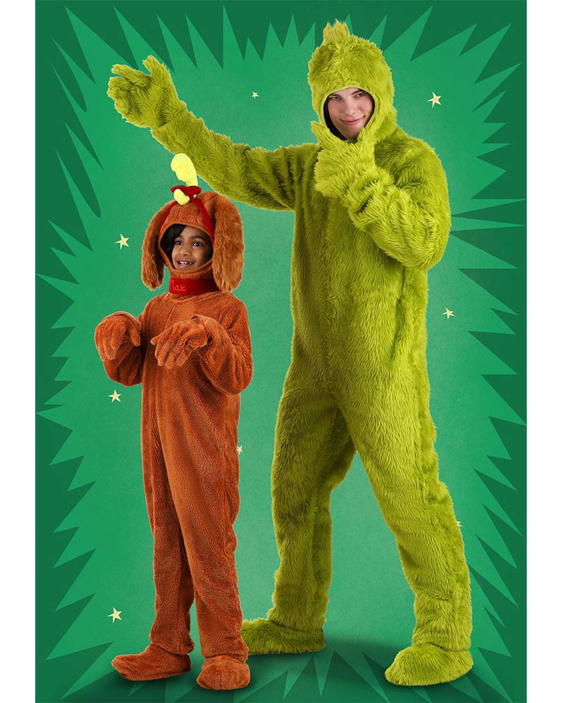 Dr Seuss The Grinch Max Kids Book Week Costume - Image 7