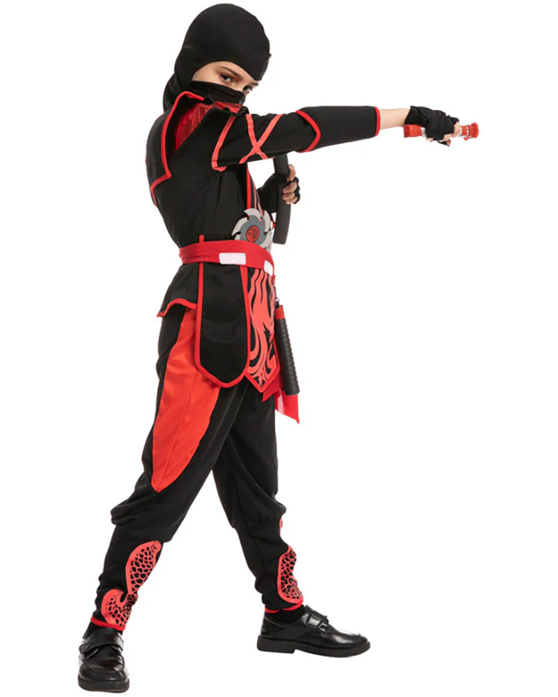 Dragon Ninja Warrior Complete Boys Costume - Image 3