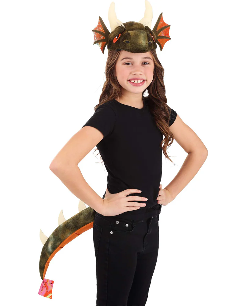 Dragon Plush Headband and Tail Deluxe Set - Image 2