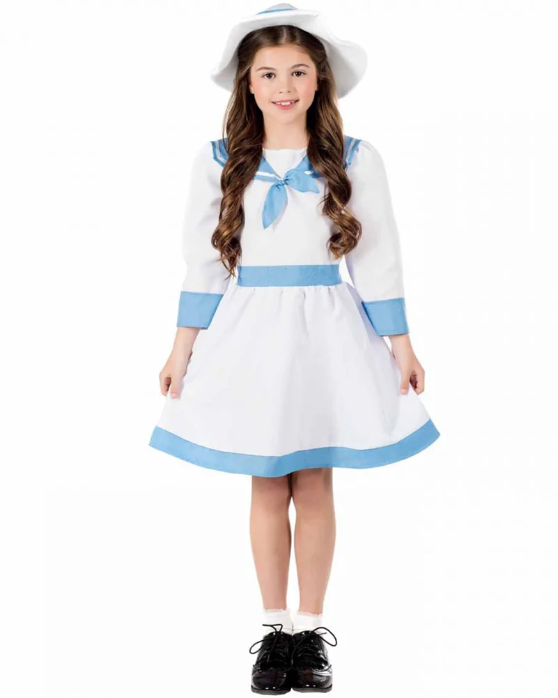 Edwardian Dress Girls Costume - Image 2