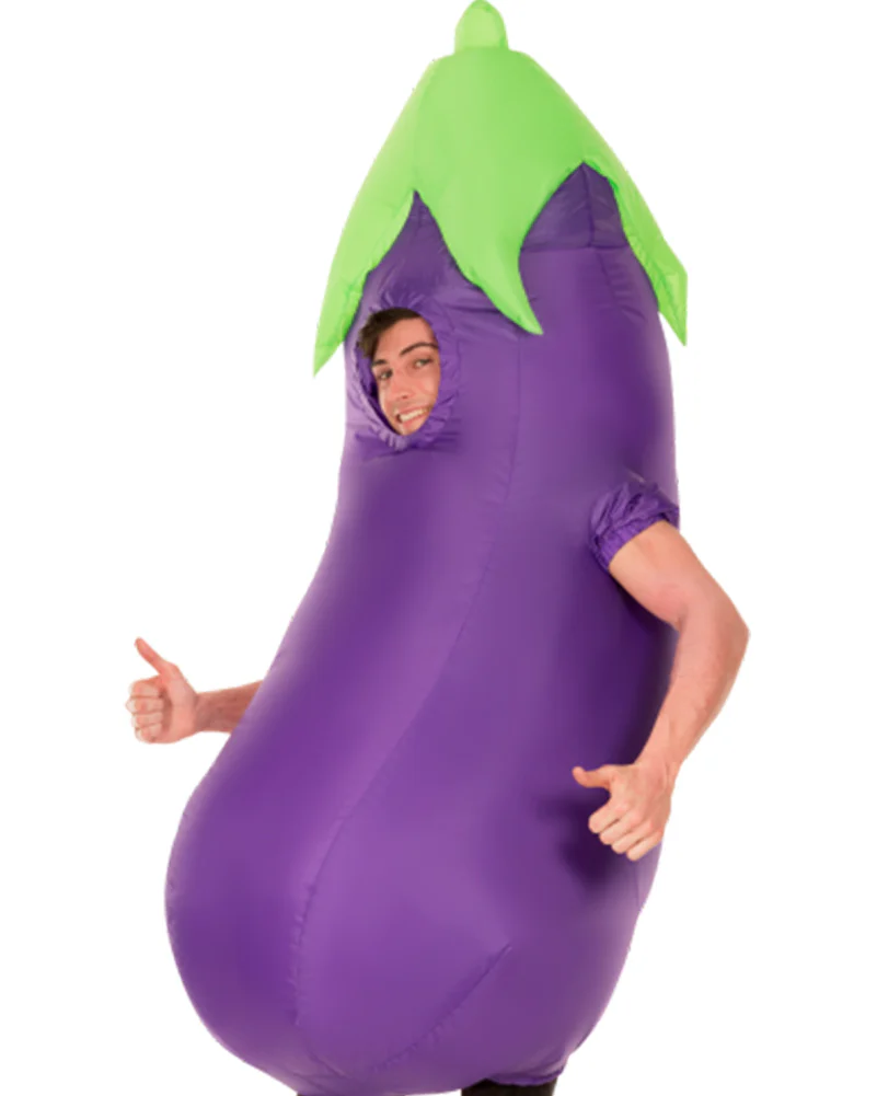 Eggplant Inflatable Adult Costume - Image 2