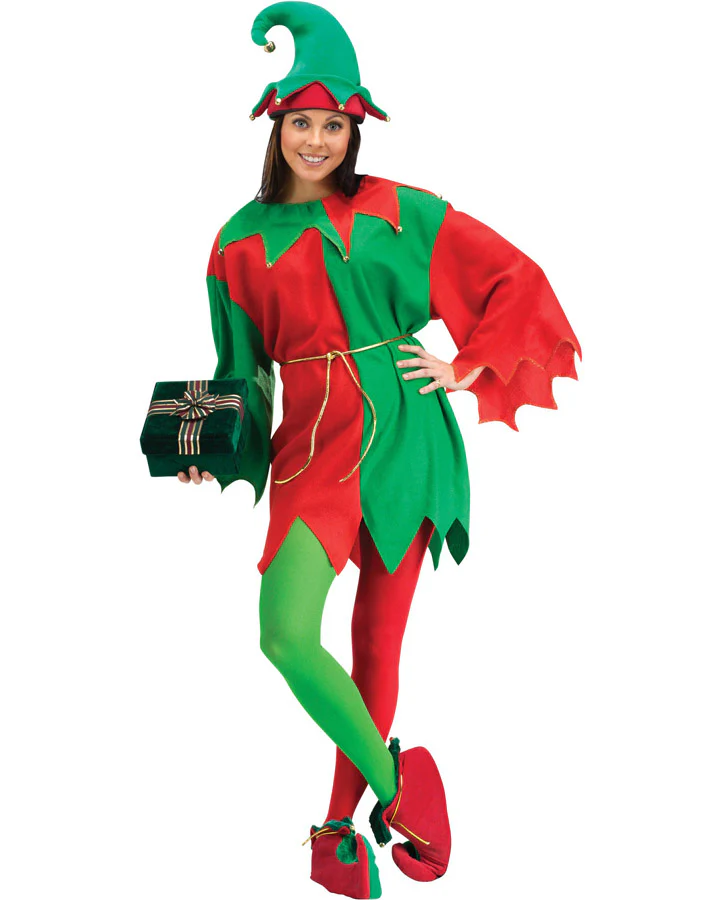 Elegant Elf Adult Christmas Costume - Image 2