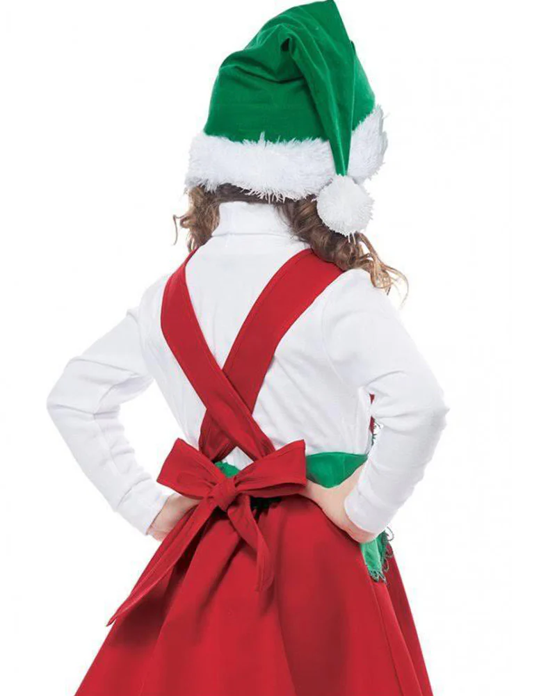 Elf in Charge Girls Christmas Costume - Image 2