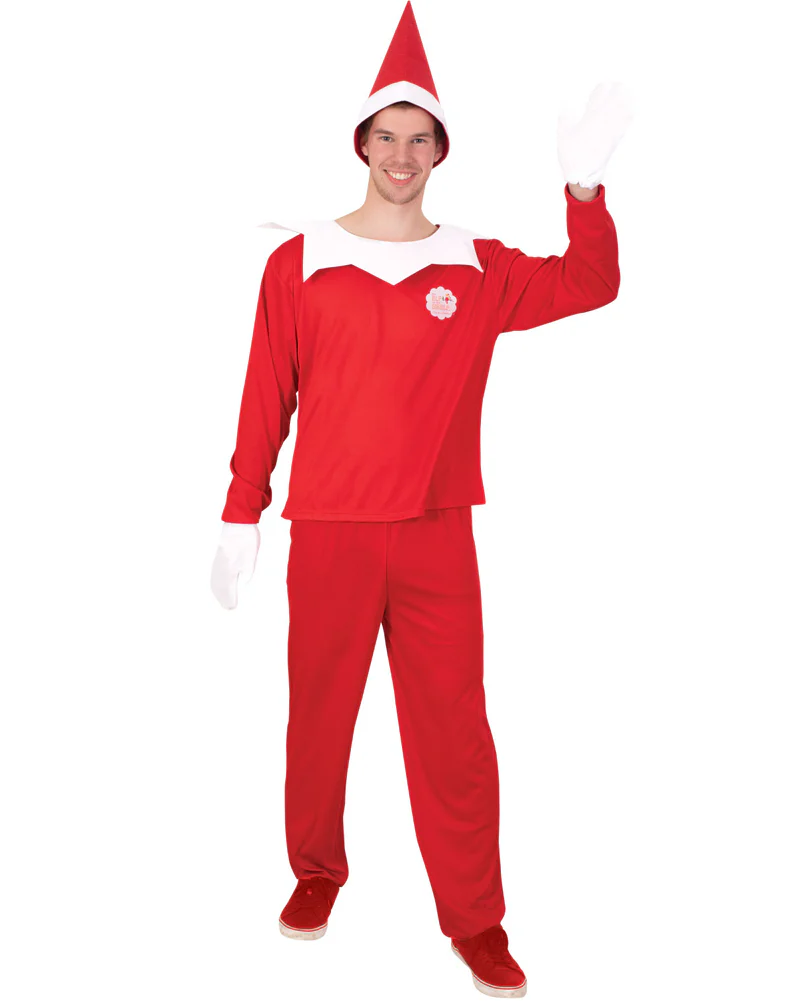 Elf On The Shelf Adult Christmas Costume - Image 2