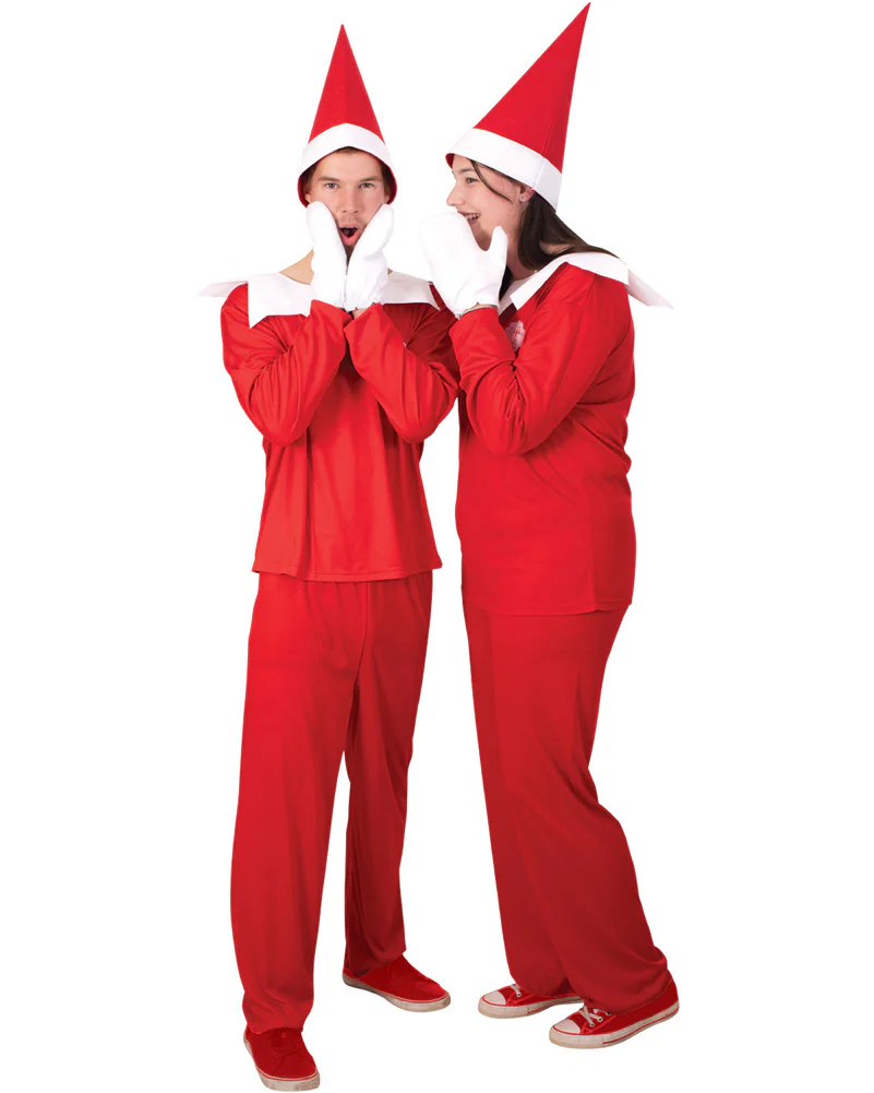 Elf On The Shelf Adult Christmas Costume - Image 3