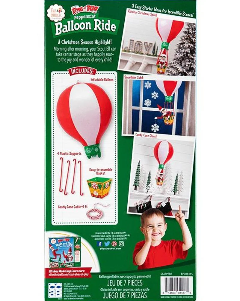Elf on the Shelf Peppermint Balloon Ride Crafting Kit - Image 2